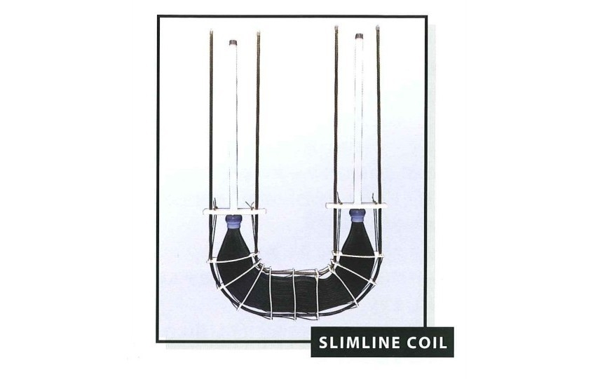 投込み式（スリムラインコイル型）テフロン製熱交換器